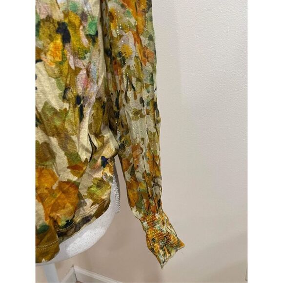 New Anthropologie x Bl-nk Sequin-Embellished Blouse Size S - Picture 8 of 11